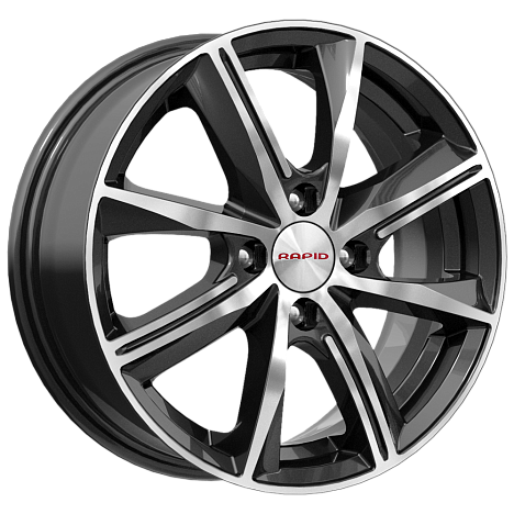 K&K Арнар (КС896) 7xR17/5x114.3 ET 40 Dia 66.1 Алмаз черный