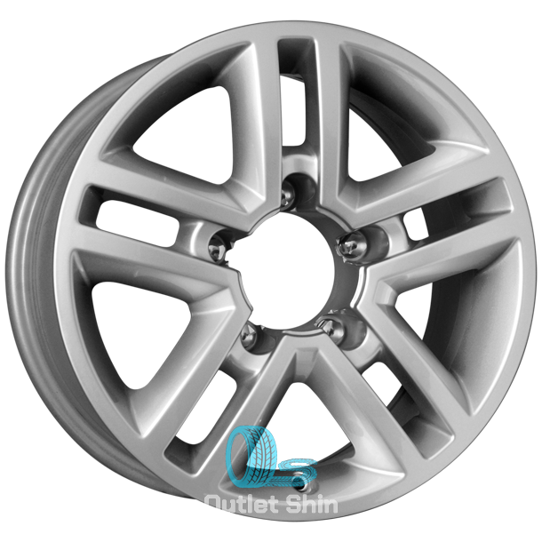 K&K Медео 6.5xR16/5x139.7 ET 40 Dia 98.5 Сильвер