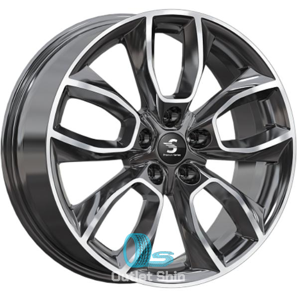 Скад КР001 7.5xR18/5x114.3 ET 45 Dia 66.1 Diamond Black Gris