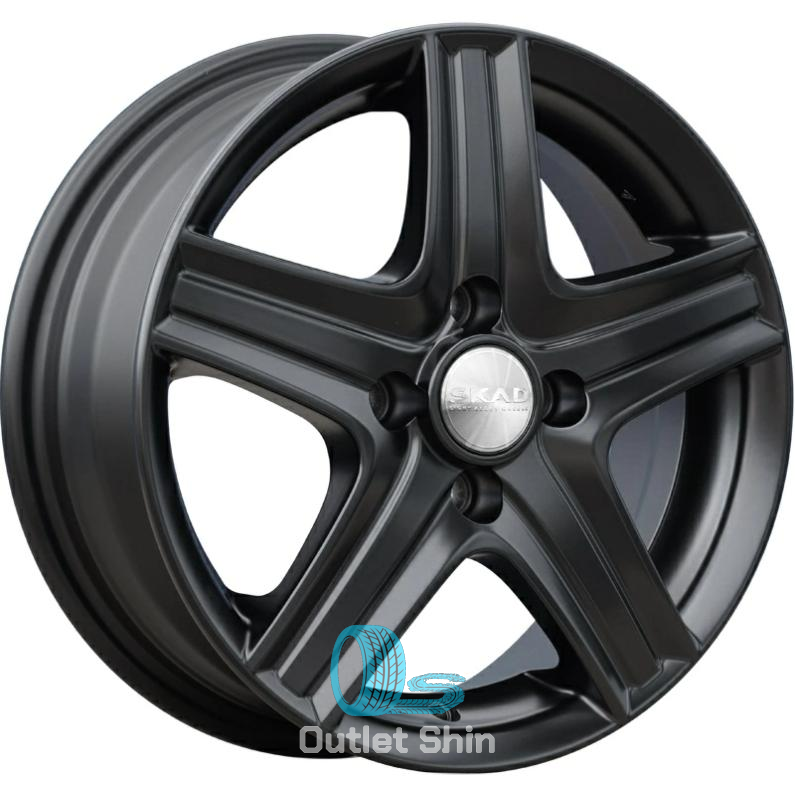 Скад Магнум 5.5xR14/4x100 ET 38 Dia 67.1 Черный бархат