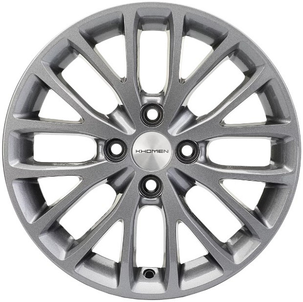 Khomen Wheels KHW1506 (Logan) 6xR15/4x100 ET 40 Dia 60.1 Gray