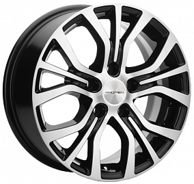 Khomen Wheels KHW1608 (Multivan) 6.5xR16/5x120 ET 38 Dia 65.1 Black-FP