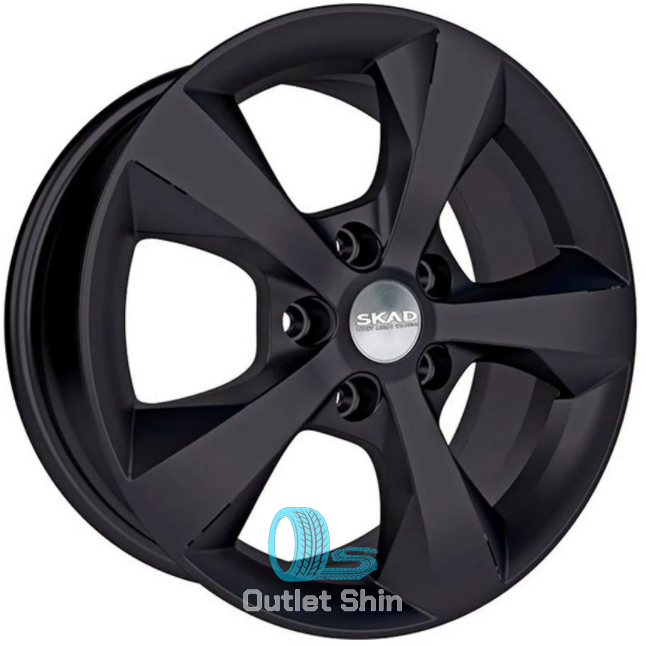 Скад Кельн 7xR16/5x114.3 ET 40 Dia 67.1 Черный бархат