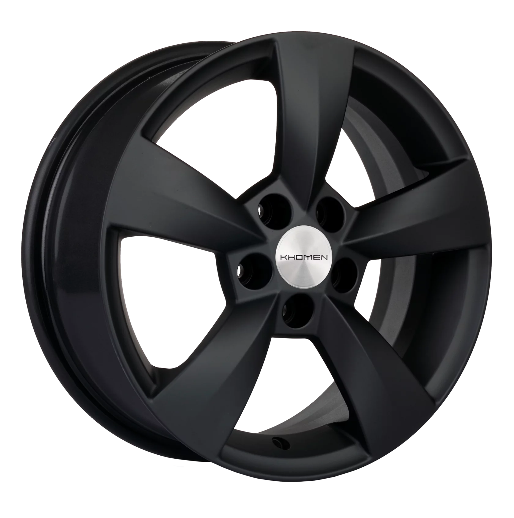 Khomen Wheels KHW1504 (Polo) 6xR15/5x100 ET 40 Dia 57.1 Black matt