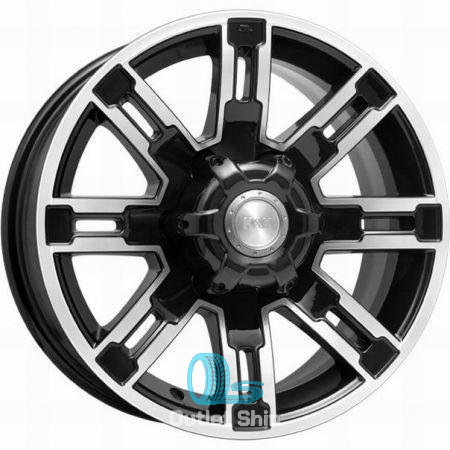K&K Полюс 7.5xR16/6x139.7 ET 15 Dia 106.1 Алмаз черный