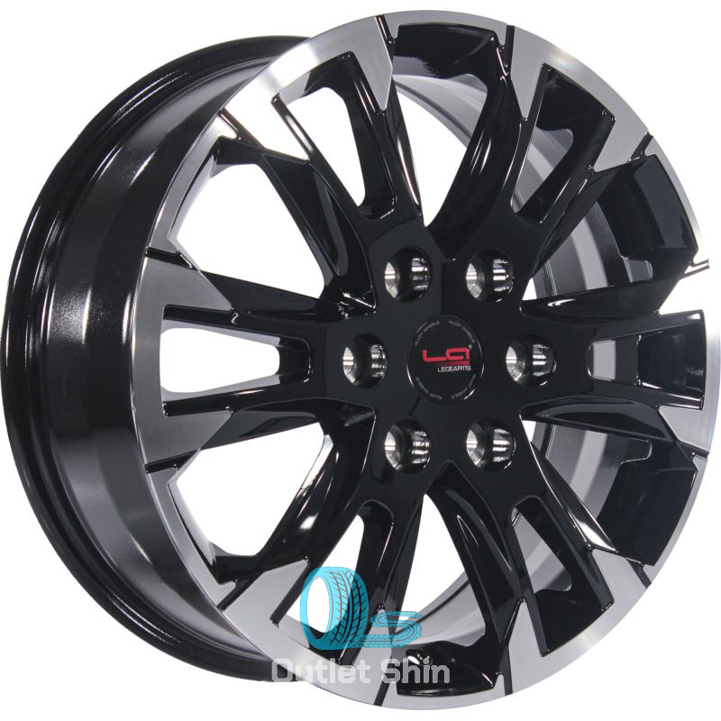 Replica Concept TY579 8xR20/6x139.7 ET 25 Dia 106.1 BKF