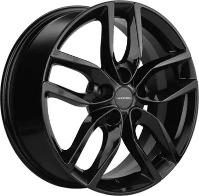 Khomen Wheels KHW1708 (Geely Coolray) 6.5xR17/5x114.3 ET 45 Dia 54.1 Black