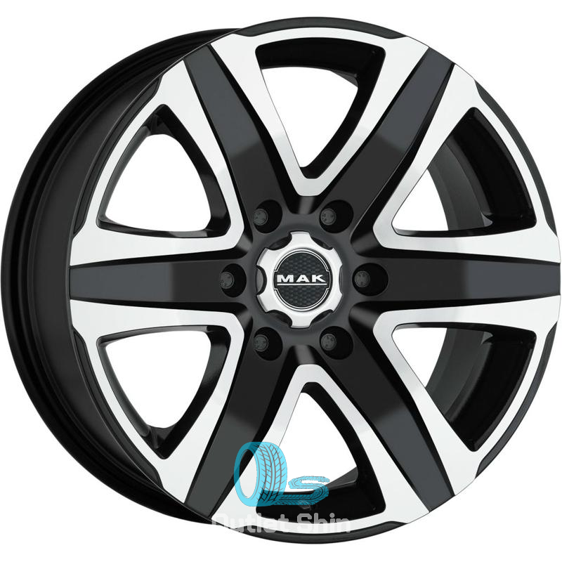 MAK Stone 6 8xR18/6x139.7 ET 35 Dia 67.1 Ice Black