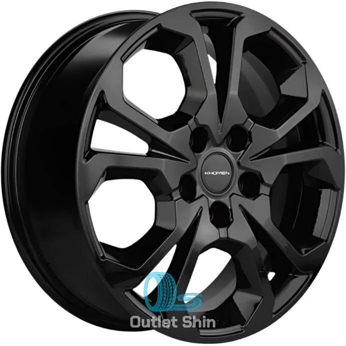 Khomen Wheels KHW1711 (DFM AX 7) 6.5xR17/5x108 ET 43 Dia 65.1 Black