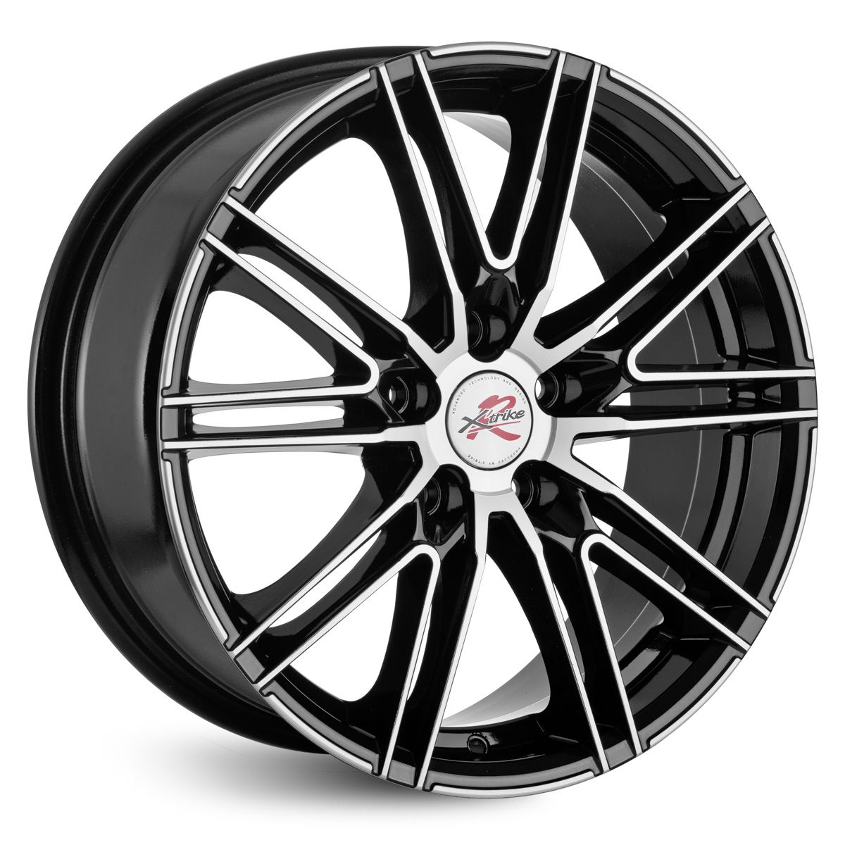 XtrikeRST R187 7xR17/5x110 ET 46 Dia 63.4 BK/FP
