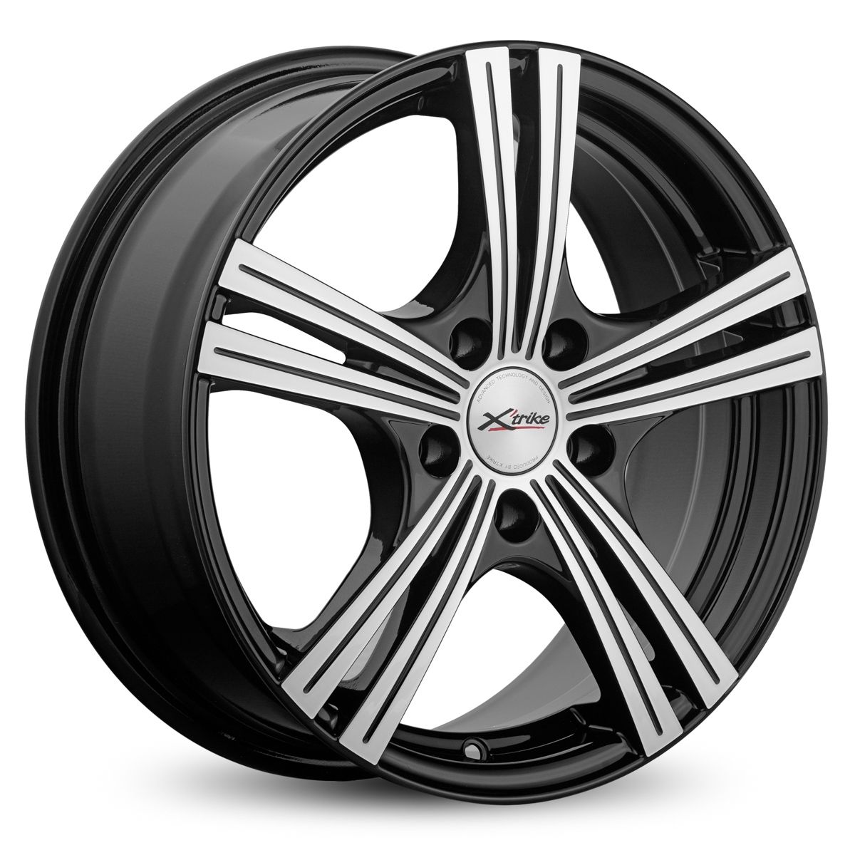 Xtrike X-112 6.5xR16/5x100 ET 38 Dia 57.1 BK/FP