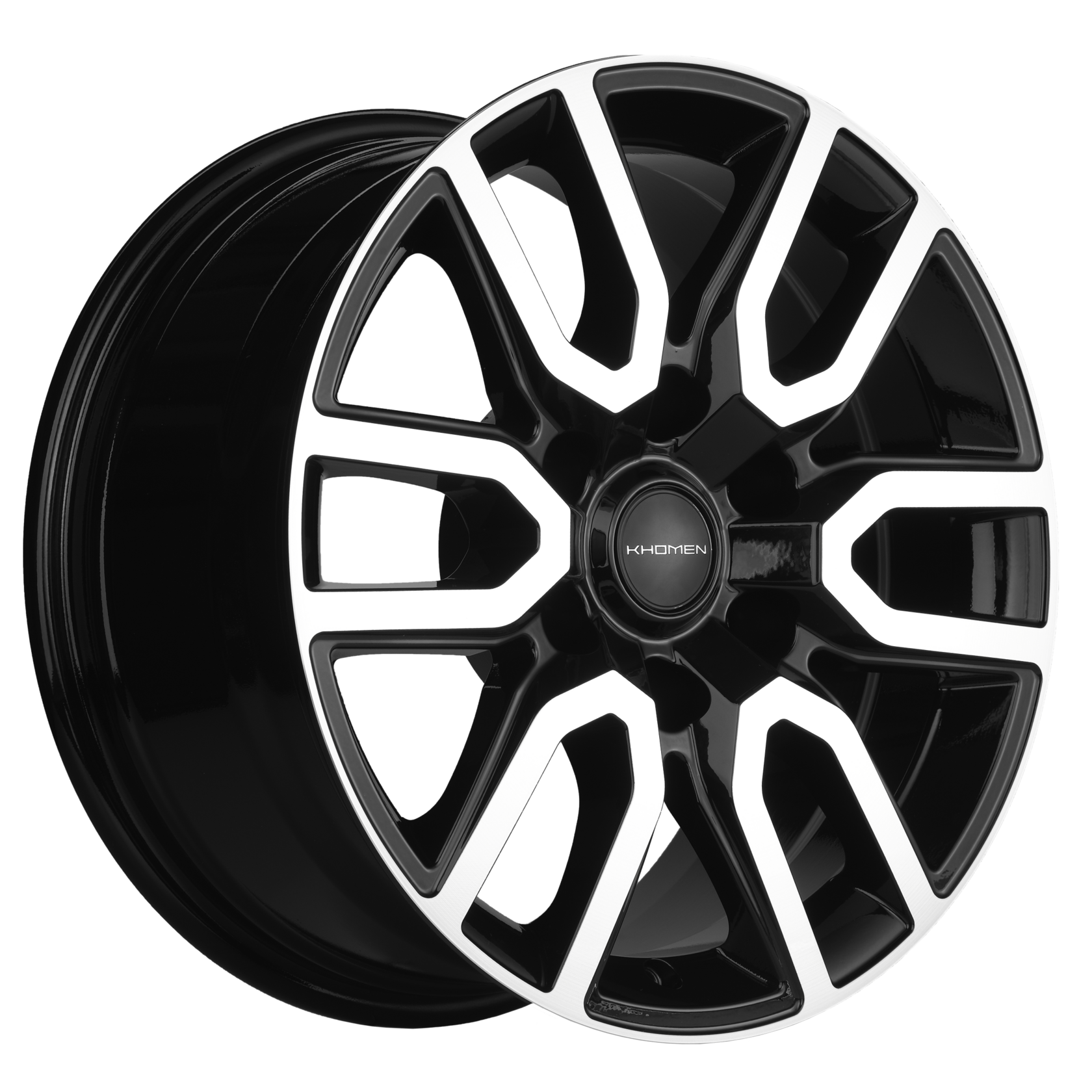 Khomen Wheels KHW1723 (JAC T6 Pickup) 8xR17/6x139.7 ET 30 Dia 106.1 Black-FP