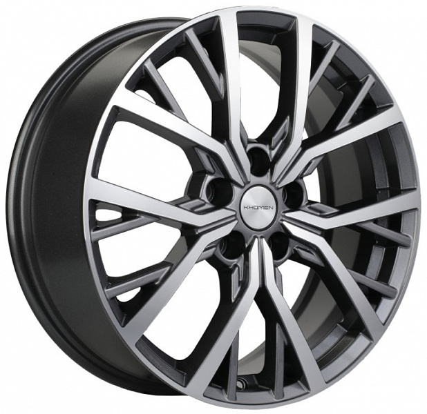 Khomen Wheels KHW1806 (Changan/Geely/Lexus/Suzuki/Toyota) 7xR18/5x114.3 ET 45 Dia 60.1 Gray-FP