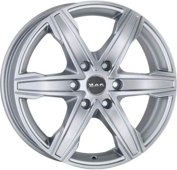 MAK King 6 6.5xR16/6x130 ET 54 Dia 84.1 Silver