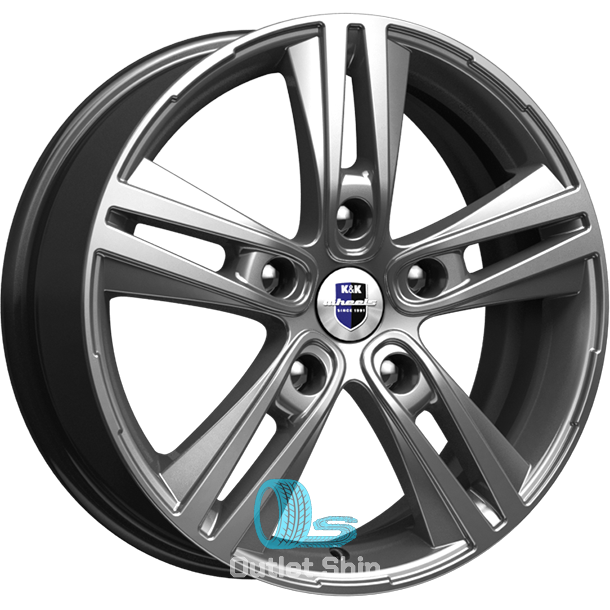 K&K Прайм 6.5xR17/5x114.3 ET 45 Dia 66.1 Дарк платинум