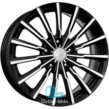 K&K Акцент 7xR17/5x108 ET 50 Dia 63.3 Алмаз черный