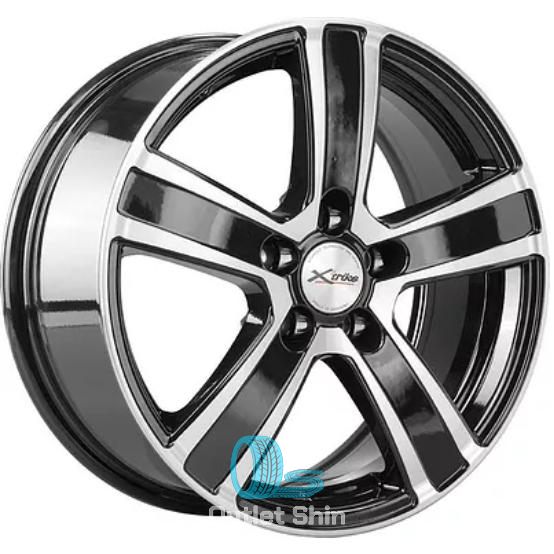 Xtrike X-108 7xR16/5x112 ET 45 Dia 66.6 BK/FP