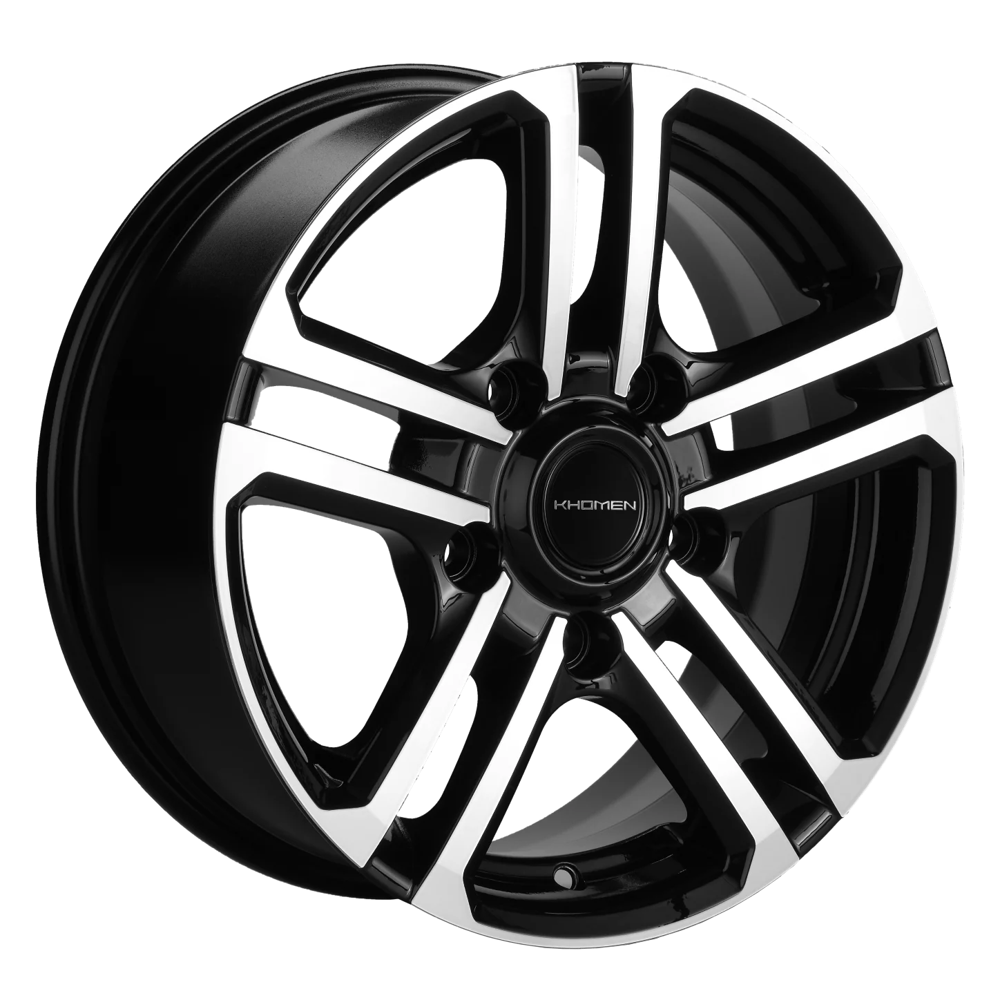 Khomen Wheels KHW1602 (Niva 4x4 Bronto) 6.5xR16/5x139.7 ET 35 Dia 98.5 Black-FP