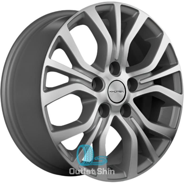 Khomen Wheels KHW1608 (Opel Zafira) 6.5xR16/5x110 ET 43 Dia 65.1 Gray-FP