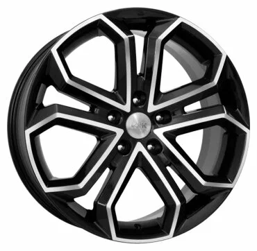 K&K Пандора (КС466) 8.5xR19/5x120 ET 45 Dia 64.1 Алмаз черный