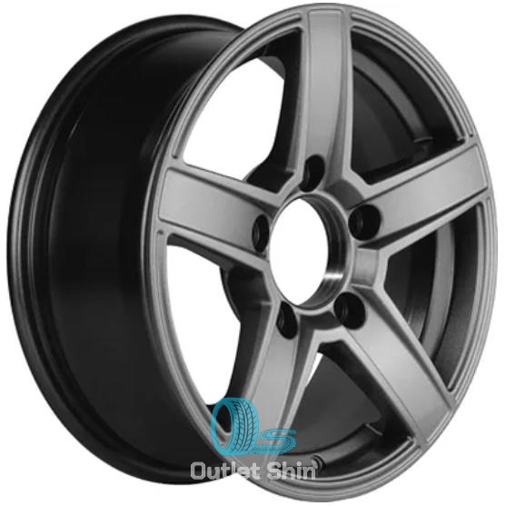 Khomen Wheels KHW1614 (Niva 4x4 Bronto) 6.5xR16/5x139.7 ET 35 Dia 98.5 Gray