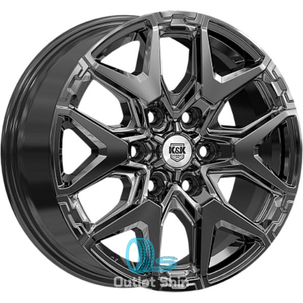 K&K Гангут 7.5xR18/6x139.7 ET 42 Dia 75.1 Черный