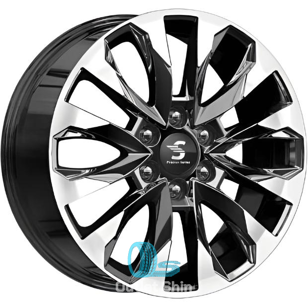 K&K KP007 8xR20/6x139.7 ET 55 Dia 100.1 Алмаз черный