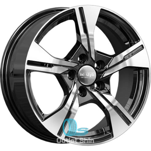 K&K КС1053 6.5xR16/5x108 ET 33 Dia 60.1 Алмаз черный