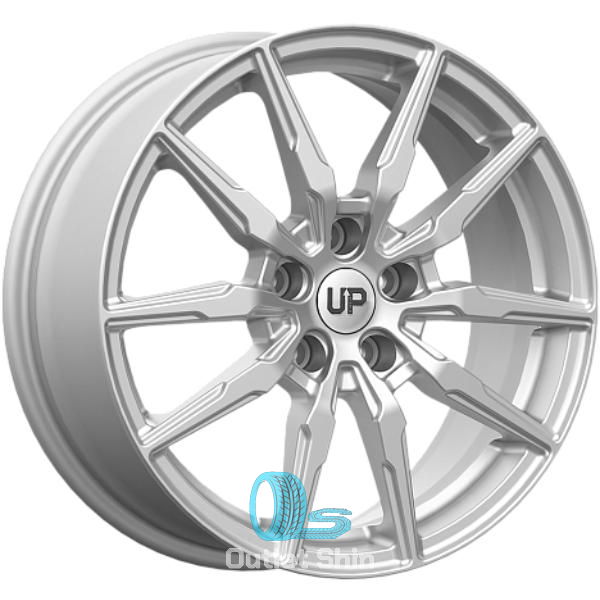 WUP UP121 7xR17/5x114.3 ET 39 Dia 60.1 Silver Classic