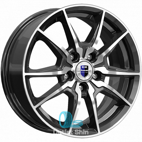 K&K Адамар 6.5xR16/5x112 ET 46 Dia 57.1 Алмаз черный