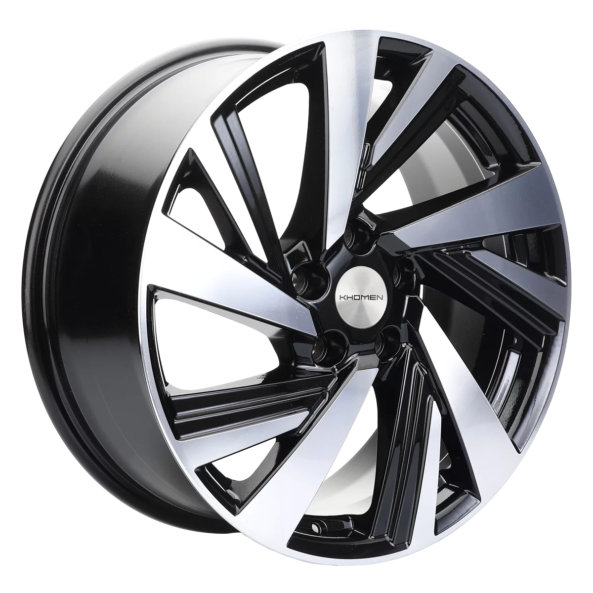 Khomen Wheels KHW1801 (Chery Tiggo) 7.5xR18/5x108 ET 40 Dia 60.1 Black-FP