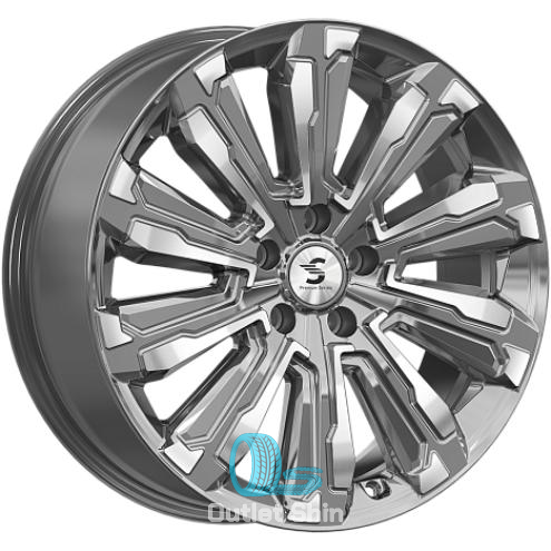 K&K Humber 8xR20/5x114.3 ET 45 Dia 67.1 Diamond gloss graphite