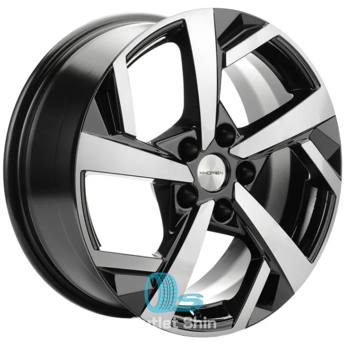 Khomen Wheels KHW1712 (Evolute i-Joy) 7xR17/5x110 ET 40 Dia 67.1 Black-FP