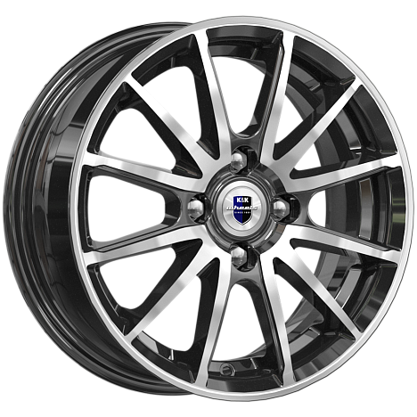K&K Квант (КС960) 5.5xR14/4x100 ET 40 Dia 54.1 Алмаз черный