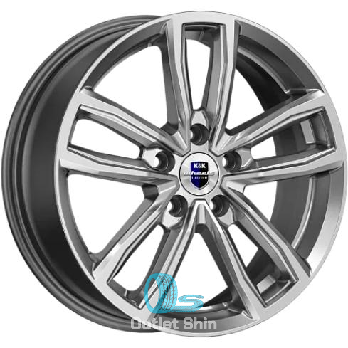 K&K Каланг 6.5xR17/5x108 ET 33 Dia 60.1 Дарк платинум