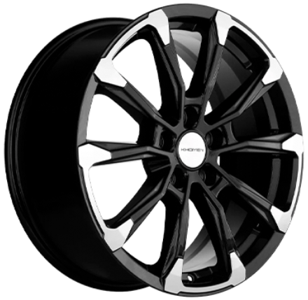 Khomen Wheels KHW1808 (Lexus NX) 7.5xR18/5x114.3 ET 35 Dia 60.1 Black-FP