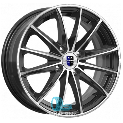 K&K Пойнт Бланк 6xR15/4x100 ET 35 Dia 67.1 Алмаз черный