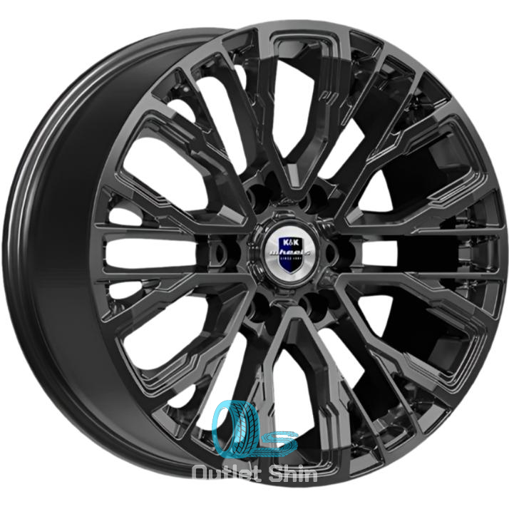 K&K Кортес 8.5xR19/6x139.7 ET 38 Dia 67.1 Черный