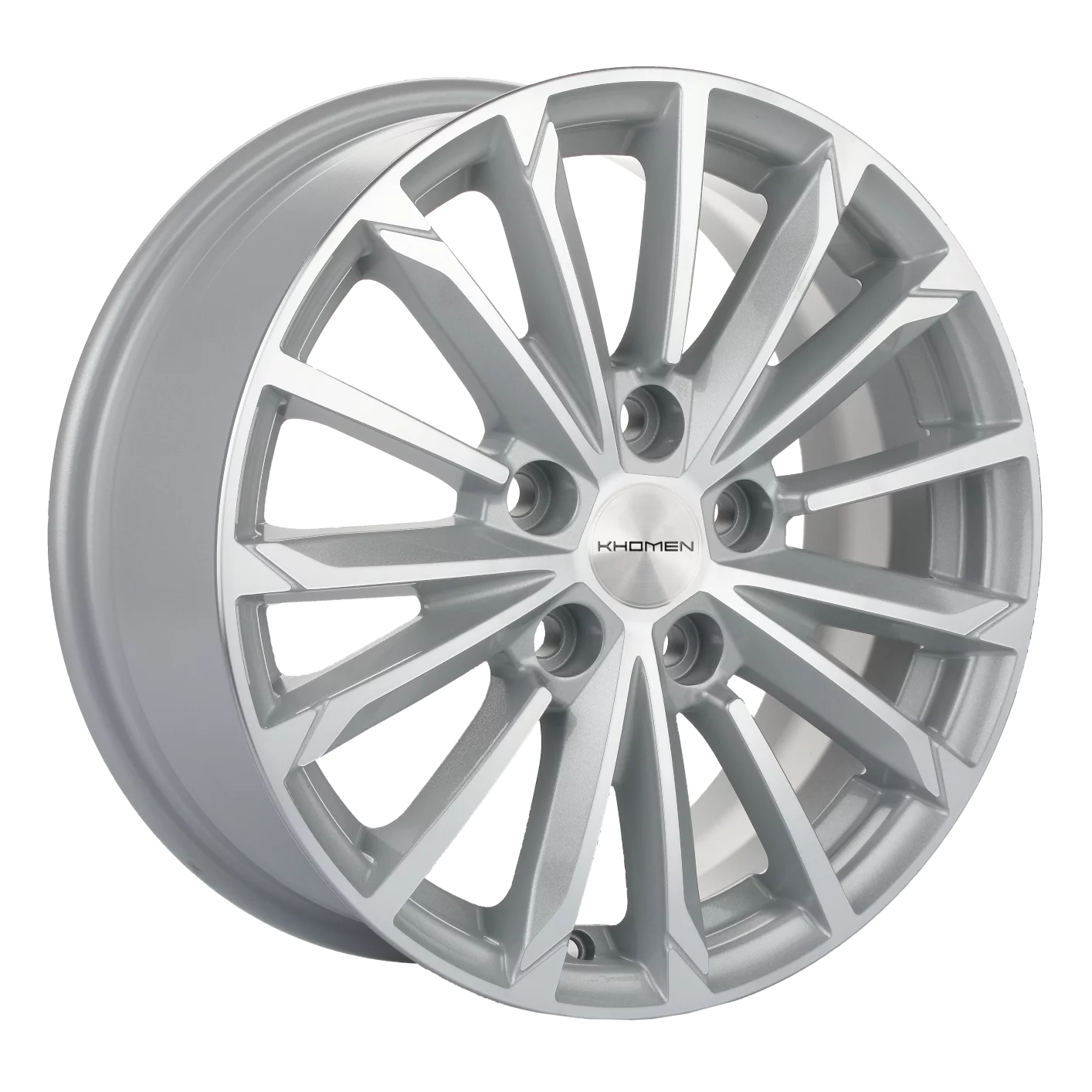 Khomen Wheels ZEUS 2202 (X5/X6/X7/Cullinan) 10xR22/5x112 ET 30 Dia 66.6 Brilliant Silver