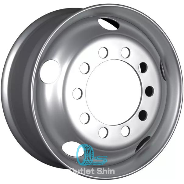 Topu 5176771 6.75xR17.5/10x225 ET 141 Dia 176 Silver
