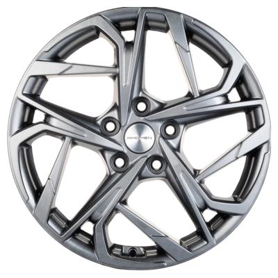 Khomen Wheels KHW1716 (Sportage) 7xR17/5x114.3 ET 48.5 Dia 67.1 Gray