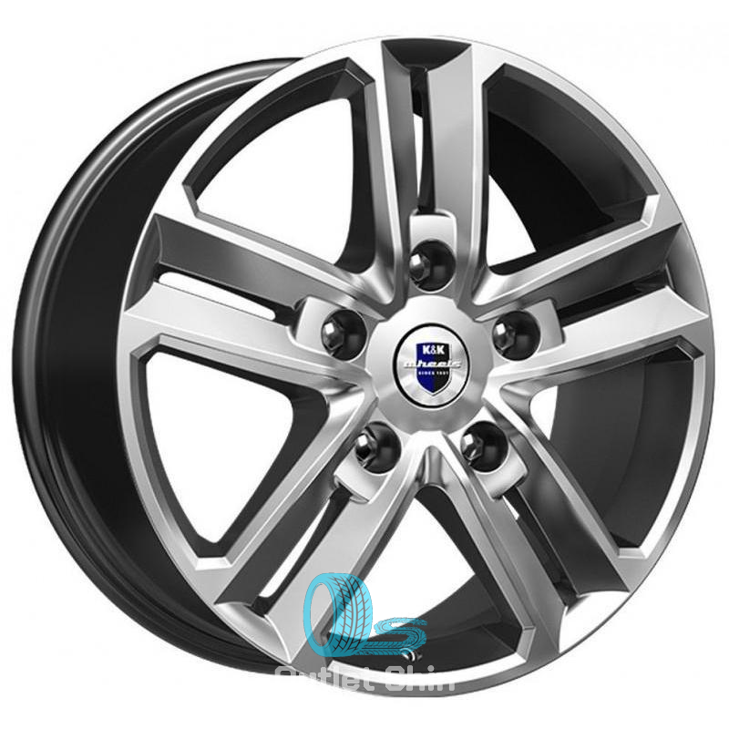 K&K Backfire 8xR18/5x114.3 ET 45 Dia 66.1 Дарк платинум