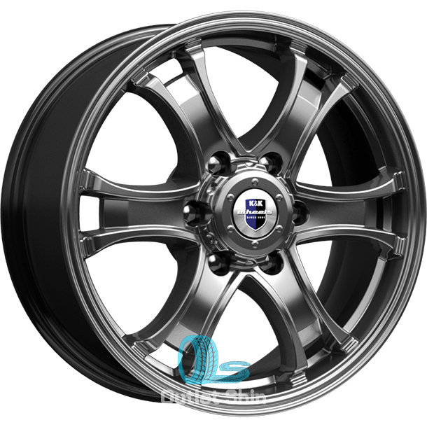 K&K Балеар 7.5xR18/6x114.3 ET 30 Dia 66.1 Дарк платинум
