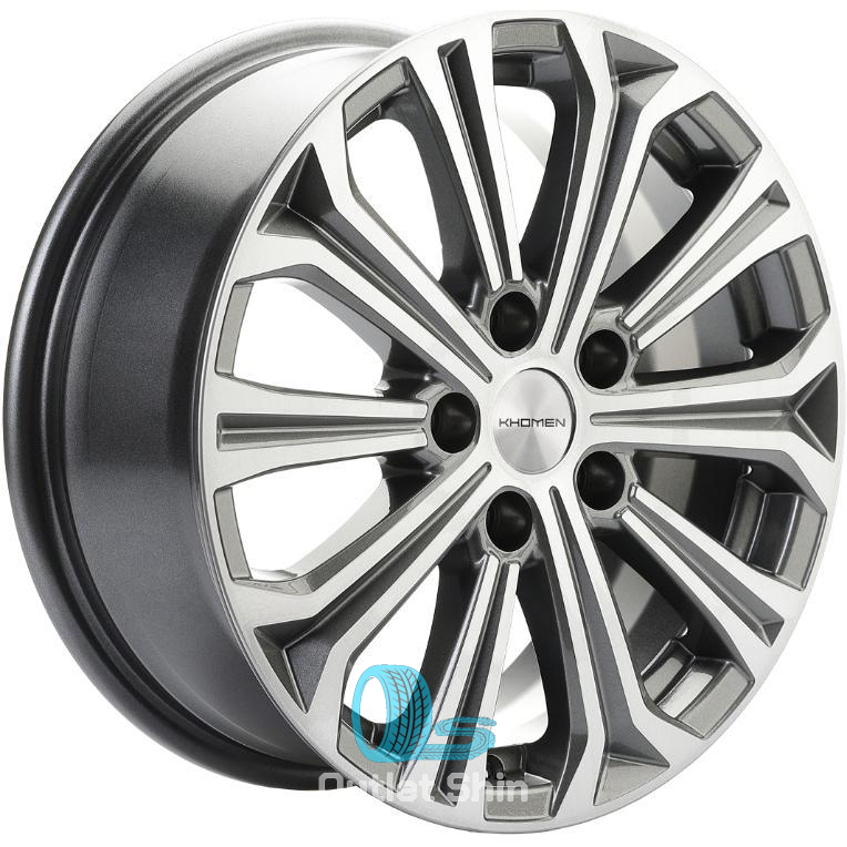 Khomen Wheels KHW1610 (Chery Tiggo 3/Tiggo 3 Pro) 6.5xR16/5x108 ET 45 Dia 60.1 Gray-FP