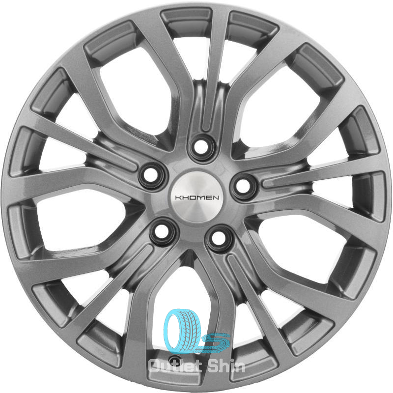 Khomen Wheels KHW1608 (Actyon) 6.5xR16/5x112 ET 40 Dia 66.6 Gray