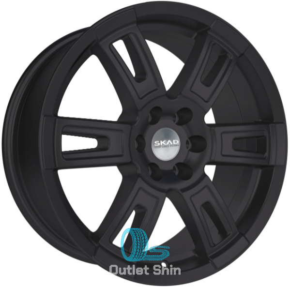 Скад Тор 8xR18/6x139.7 ET 25 Dia 106.1 Черный бархат