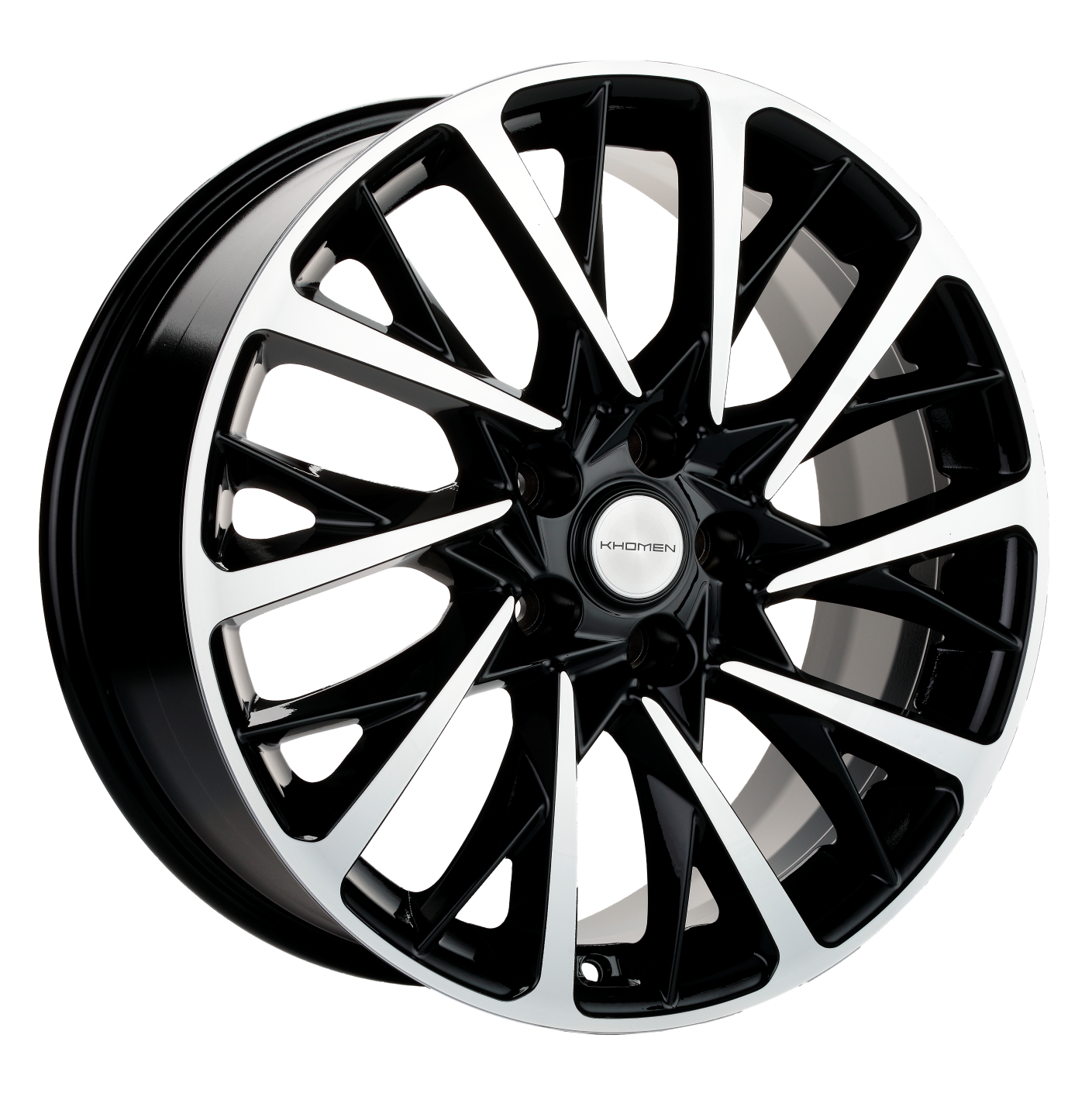 Khomen Wheels KHW1804 (Geely Atlas/Atlas Pro/Lifan Myway) 7.5xR18/5x114.3 ET 45 Dia 60.1 Black-FP