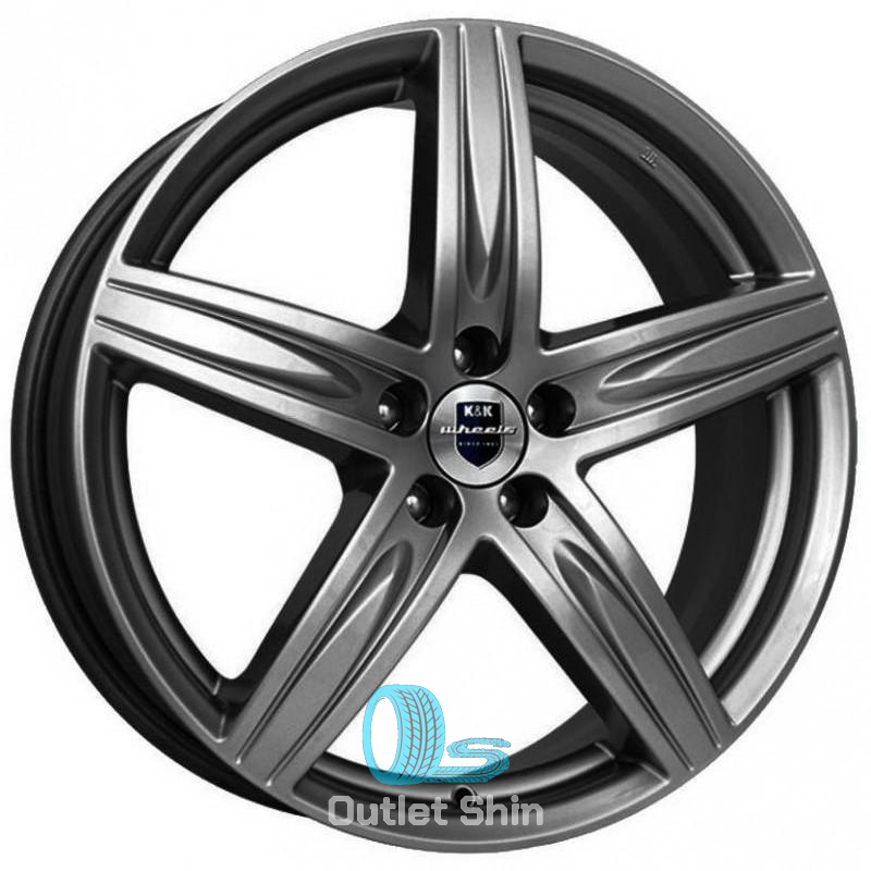 K&K Андорра 7xR17/5x114.3 ET 45 Dia 60.1 Дарк платинум