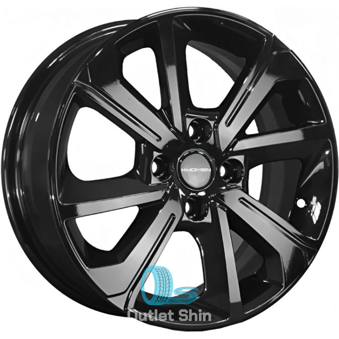 Khomen Wheels KHW1501 (Nexia) 6xR15/4x100 ET 45 Dia 56.6 Black