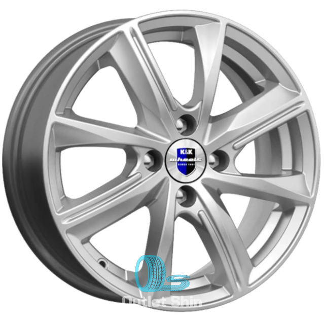 K&K Арнар 6xR15/4x100 ET 35 Dia 67.1 Сильвер SK